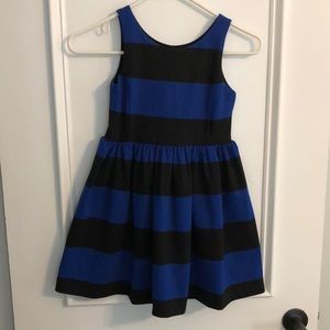 Girls Polo black and blue sleeveless dress sz 6
